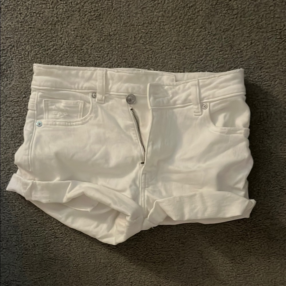American Eagle Outfitters White Jean Shorts